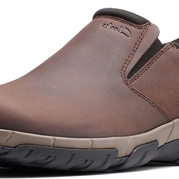 Clarks Grove Step Brown Leather Men’s Size 10M - Picture 6 of 9